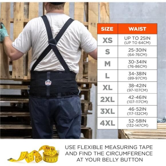 Ergodyne ProFlex 2000SF Back Support Brace, 8.5" Spandex, V-Shape Design - Picture 5 of 7
